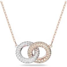 Swarovski Gold Necklaces Swarovski Stone Rose Gold Plated Necklace