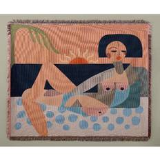 Justina Blakeney Nude Beach Tapestry Blankets Pink (152.4x127cm)