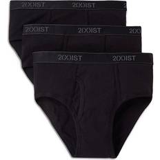 2(X)IST IST Essential Bomull Fly Front Trosor 3-Pack - Svart/Grå/Antracit Fläckig
