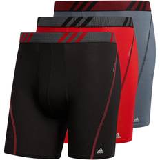 Adidas Red Underwear adidas Sport Performance Mesh Boxer Brief Underwear 3-Pack Multi