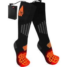 Wool socks men ActionHeat Battery-Heated Wool Socks Black
