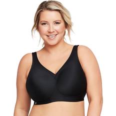 Wire free bras Glamorise Everyday MagicLift Smooth Wire-Free Bra Black