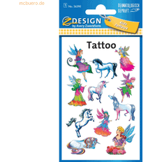 Economico Adesivi AVERY Zweckform Tatuaggi Kid assortiti 1 foglio elfi 56390