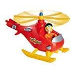 Brandmand Sam Legesæt Simba Wallaby Helikopter Med Tom Figur 17 cm