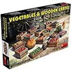 Trälådor Miniart MIN35629 1:35-Vegtables & trälådor, grå