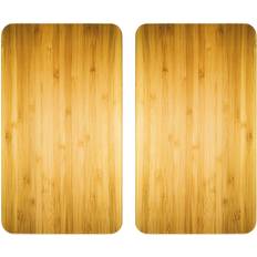 Wenko Herdabdeckplatten Universal Holz-Optik