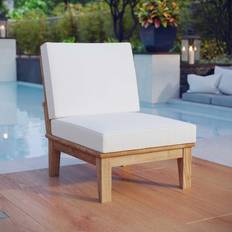 Patio Furniture modway Marina Collection EEI-1150-NAT-WHI-SET Outdoor Sofa