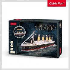 CubicFun 3D-Puzzels CubicFun 3D Puzzel Titanic Led