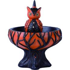 Bonbonnières Transpac Tree Owl Resin Treat Stand Decoration