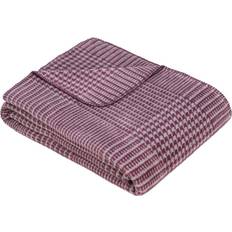 Violett Decken Bugatti Wohndecke »Jacquard Decke Filz Grau, Rot, Violett