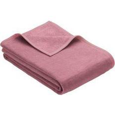 Cotton - Purple Blankets Ibena Wohndecke »Luxus«, unifarbenes Filz Violett, Rosa