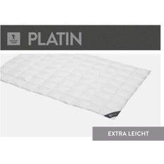 Rechteckige Daunendecken "Platin" extra Daunendecke