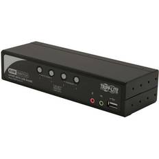 KVM Switches Tripp Lite 4-Port Kvm Switch Audio, Osd And Peripheral Sharing