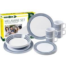 Melamina Servizi da Tavola Brunner Bluebay Servizio da Tavola 16pcs