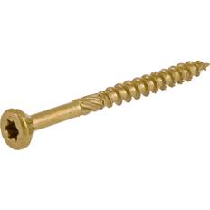 Hillman 967775 8 2 T-20 Power Pro Premium Exterior Wood Screw Bronze 0.25 Keg Per Bag