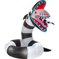 Rosso Decorazioni Gonfiabili Beetlejuice Sandworm Animated 10 Foot Airblown Inflatable