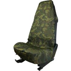 Copri-sedili auto IWH 1399056 Carmouflage Coprisedile da officina 1 pezzo Poliestere Mimetico Sedile di guida
