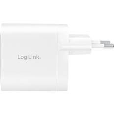 Usb laddare 40w LogiLink PA0282 40W GaN USB Charger Vit