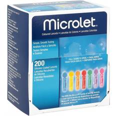 Best_rated Lancets Microlet Lancets 0.5mm 28 Gauge 200 Pack