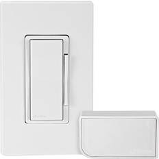 Electrical Outlets & Switches Leviton Decora White WiFi Smart Dimmer Switch w/Remote Control & Smart Bridge 1 pk