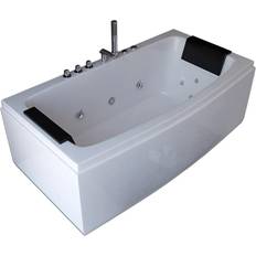 Lave-vaisselle Home Deluxe Baignoire À Hydromassage Noor 173 x 80 cm