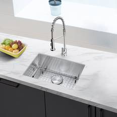 Kitchen Sinks 18-Gauge Stainless Steel Bowl Undermount Kitchen Sink