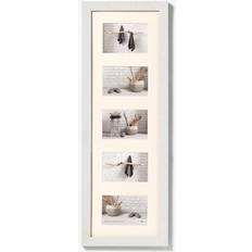 Walther Design Polar White 5X 10x15 cm Gallery with PassepArtout Photo Frame