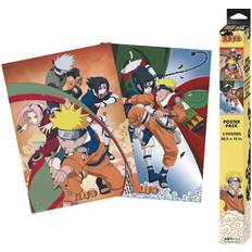 Affiches Naruto Team 7 Set of 2 Mini Poster - Multicolore Affiche