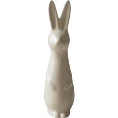 Wit Paasdecoraties DBKD Swedish Rabbit Vanilla White Easter Decoration 17cm