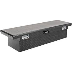 72 inch tool box UWS 72 in. Matte Black Aluminum Crossover Truck Tool Box with Pull Handles Heavy Packaging