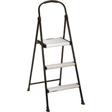 Cosco 3 step ladder Cosco 3-Step Folding Step Stool with Rubber Hand Grip