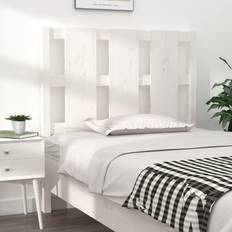 vidaXL Per Letto Bianca 95.5x4x100 cm Legno Massello Di Pino Testiera