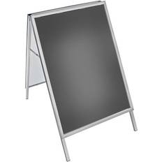 Outdoor privacy screen panels Azar Displays Two-sided A-Frame Floor Sign