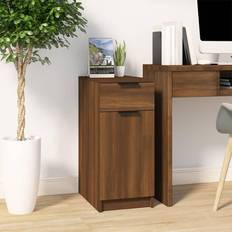 vidaXL Cabinet Brown Writing Desk