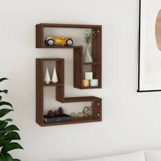 vidaXL Wandschappen 2 St 50 x 15 x 50 cm