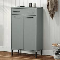 vidaXL Cabinet 4-Tier Hidden Shoe Organizer with Drawer Shoe Rack