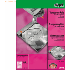 Sigel Pellicola per Copie Bianco Nero DIN A4 100 my