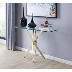 Gold Console Tables Furniturebox Uk Leonardo Console Table