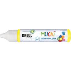 Rose Peintures pour les doigts Kreul Mucki Window Color Pen gelb 29 ml