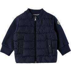 9-12M - Boys Sweatshirts Moncler Padded Branded Sweatshirt Navy Years