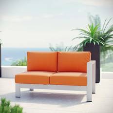 Orange Outdoor Sofas & Benches modway Shore Collection Outdoor Sofa