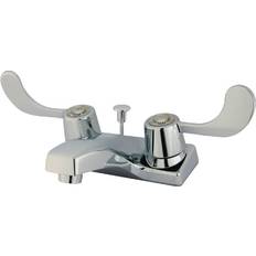 Kingston Brass GKB191 4 in Centerset Bathroom Faucet Polished Chrome