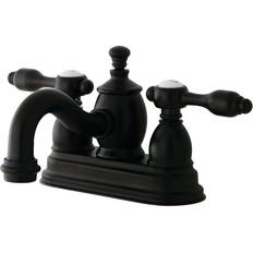 Taps Kingston Brass KS7105TAL 4 in Centerset Bathroom Faucet