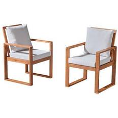 Natural Patio Chairs Alaterre Furniture Weston Collection ANWT04EBO