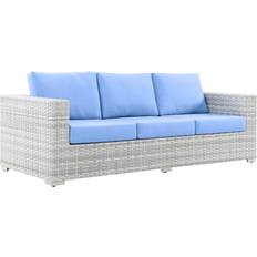 Aluminum Outdoor Sofas & Benches modway Convene Collection Modular Sofa