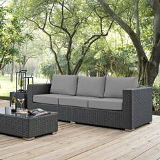 Aluminum Outdoor Sofas & Benches modway Sojourn Collection Modular Sofa