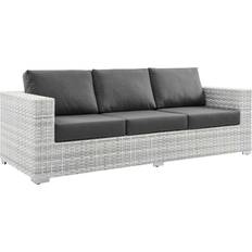 Patio Furniture modway Convene Collection EEI-4305-LGR-CHA Modular Sofa