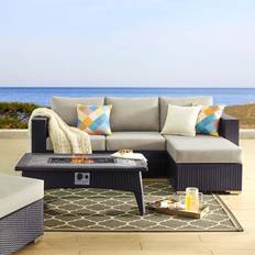 Modular Sofa modway Convene Collection EEI-3724-EXP-BEI-SET Modular Sofa