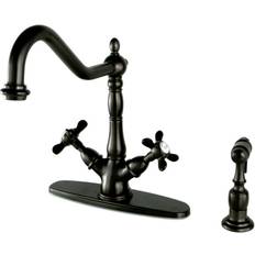Kingston Brass KS1235BEXBS Mono Deck Mount Kitchen Faucet Bronze