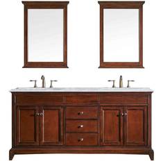 Beige Vanity Units for Double Basins Eviva Elite Stamford